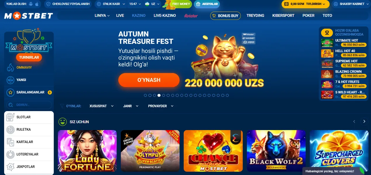 Mostbet online app funksiyalari va sozlamalari